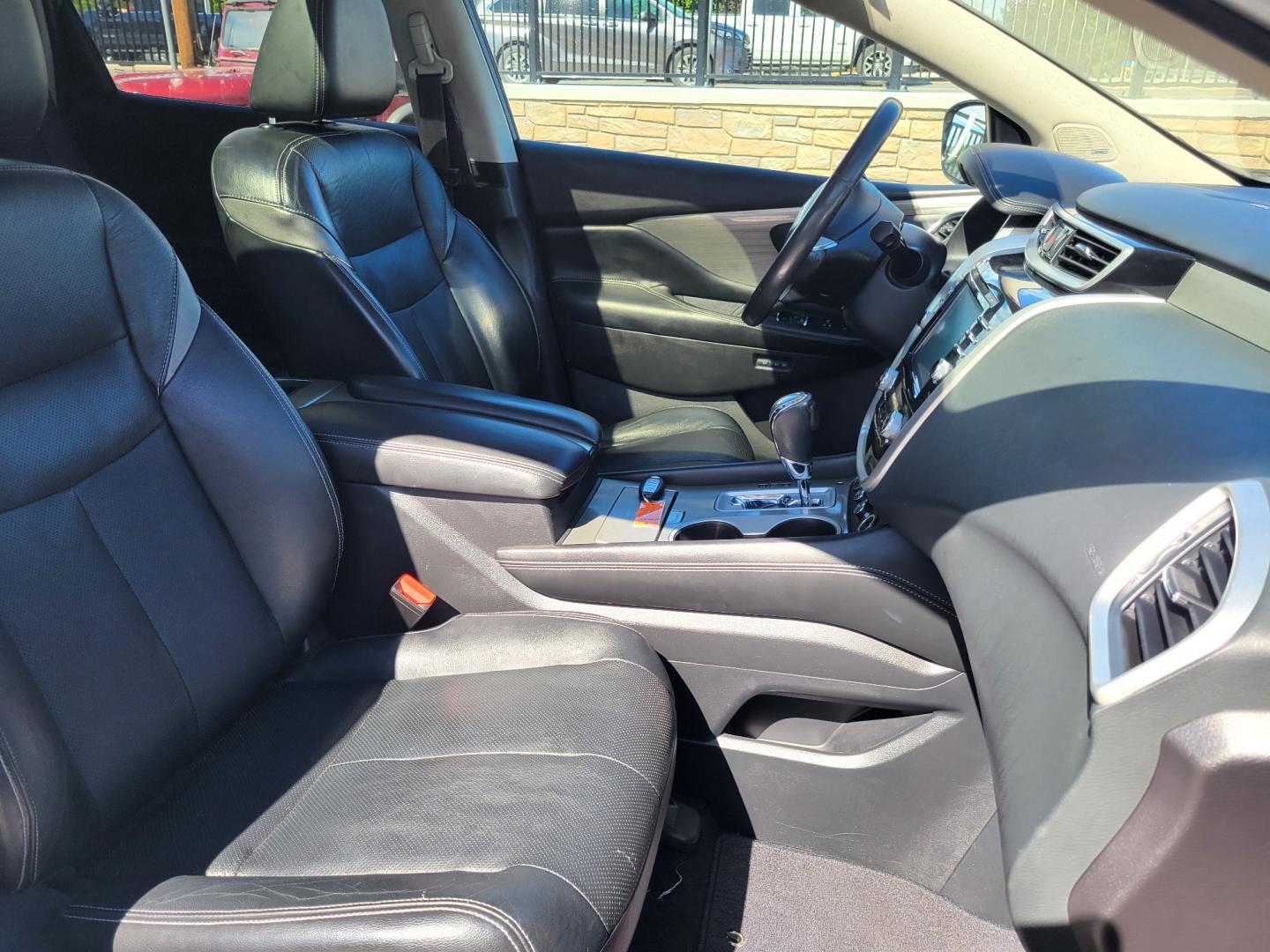 2015 Silver /Black Nissan Murano Platinum (5N1AZ2MH9FN) with an 3.5 V6 engine, XTRONIC CTV transmission, located at 450 N Russell, Missoula, MT, 59801, (406) 543-6600, 46.874496, -114.017433 - Loaded AWD. 3.5L V6. Xtronic CVT Transmission. Power Heated and Cooled Front Seats. Heated Steering Wheel. Power Sunroof. Leather. power Tilt and Telescoping Steering Wheel. Navigation. Backup Camera. Bose Sound System. Air Conditioning. Bluetooth. Steering Wheel Controls. Power Liftgate. Remote Sta - Photo#12